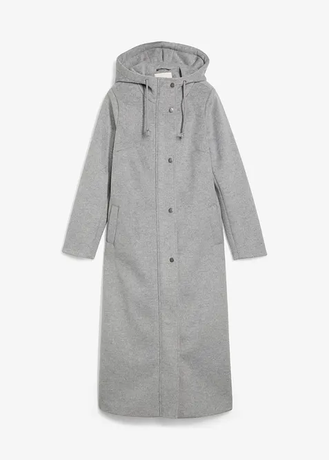 Kab&aacute;t z uměl&eacute; vlny, maxi d&eacute;lka, bonprix