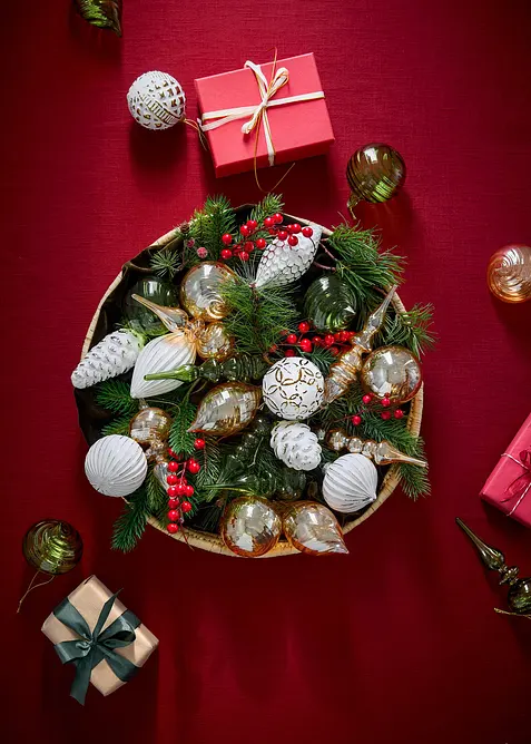 Vánoční koule na stromeček (12 ks v sadě), bonprix