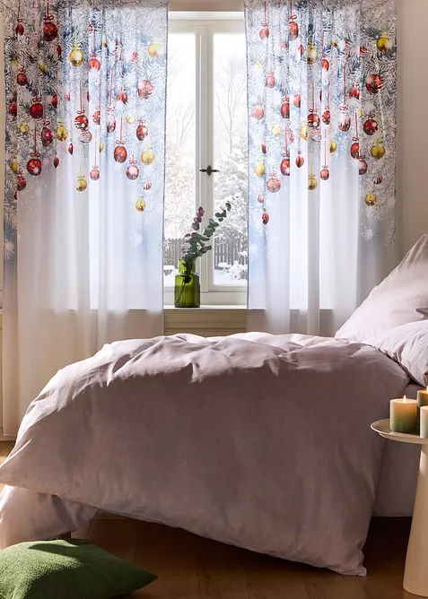 Závěs s vánočním potiskem (1 ks v balení), bonprix