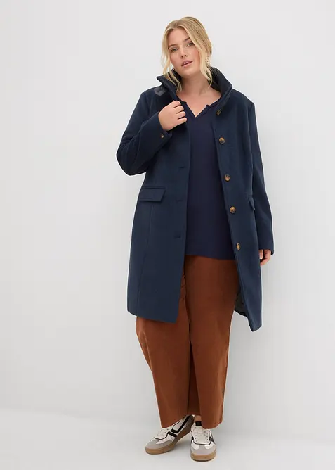 Triko s dlouh&yacute;m ruk&aacute;vem, z měkk&eacute; visk&oacute;zov&eacute; směsi, bonprix