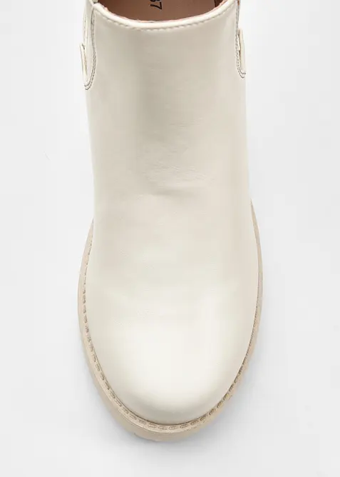 Kotníková obuv Chelsea se špalíkovým podpatkem, bonprix