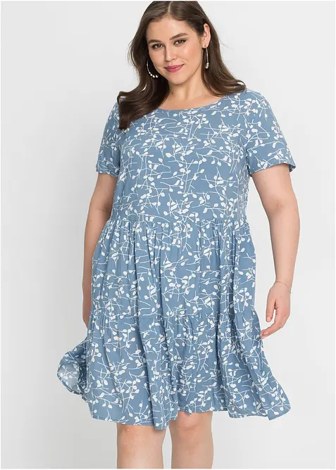 Minišaty ze splývavé viskózy, bonprix