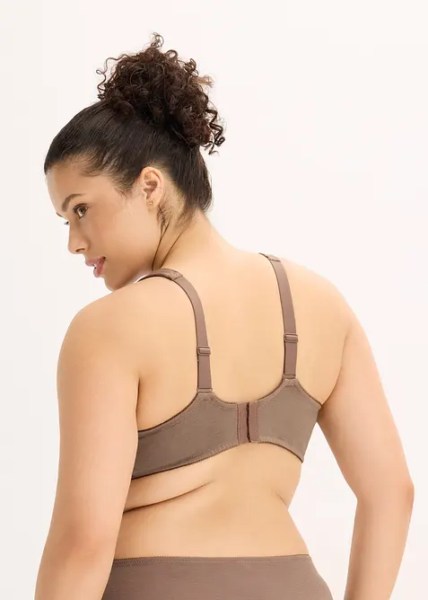 Podprsenka s kosticemi a polstrovanými ramínky, bonprix