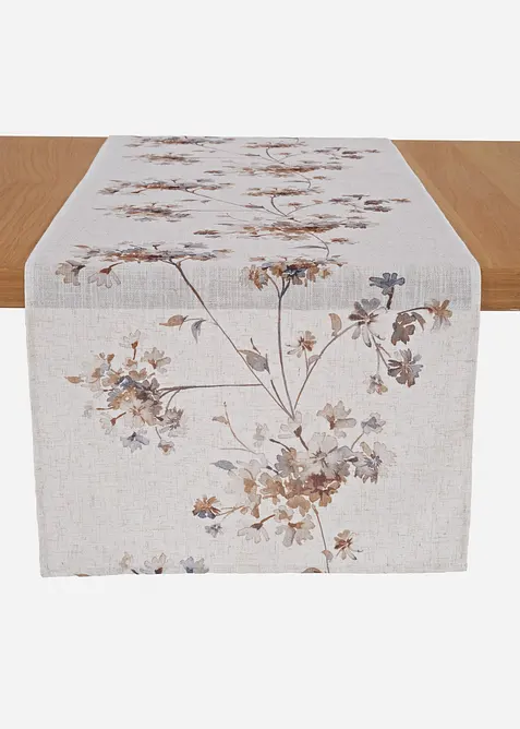 Běhoun na stůl, s podílem lnu, bonprix