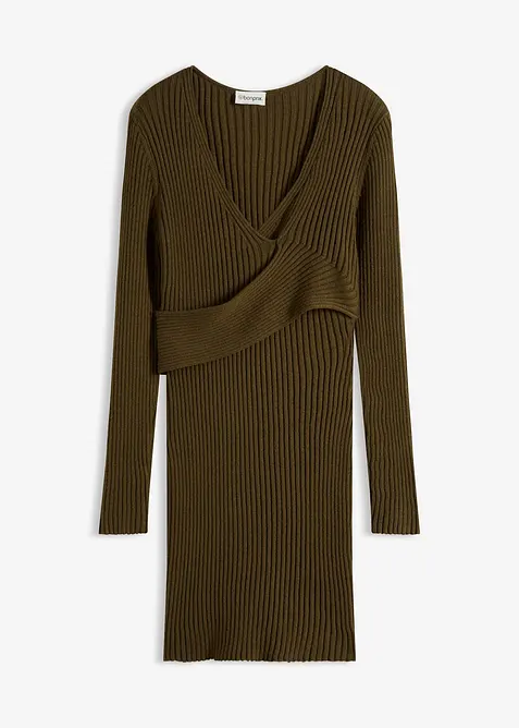 Pletené šaty z viskózové směsi, bonprix