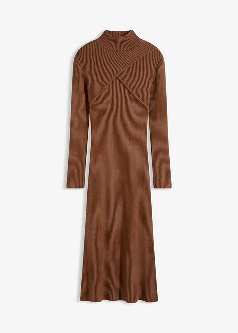 Pletené šaty z měkké viskózové směsi, bonprix