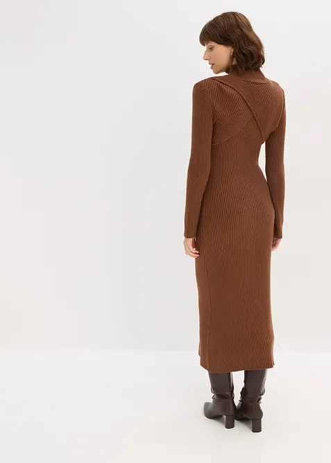 Pletené šaty z měkké viskózové směsi, bonprix