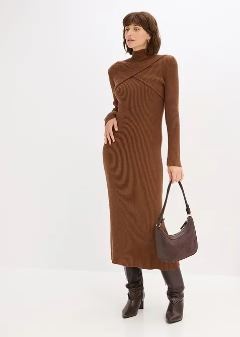 Pletené šaty z měkké viskózové směsi, bonprix