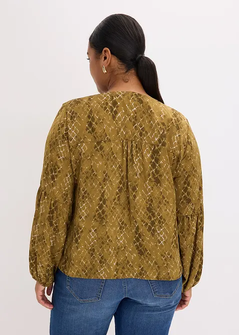 Halenka ze splývavého saténu, bonprix