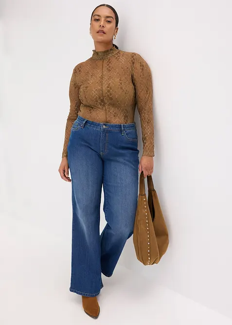 Tričko s dlouhým rukávem, bonprix