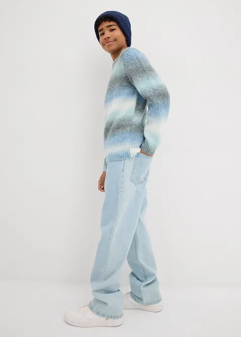 Svetr z hrubé pleteniny s přechodem barev, bonprix