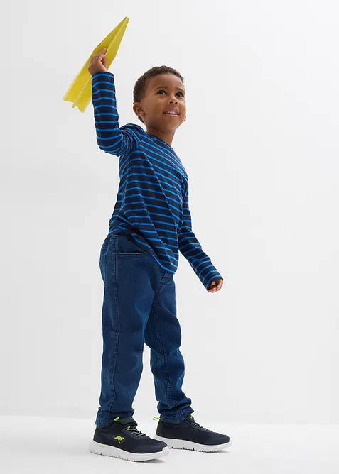 Triko s dlouhým rukávem a organickou bavlnou (3 ks v balení), bonprix