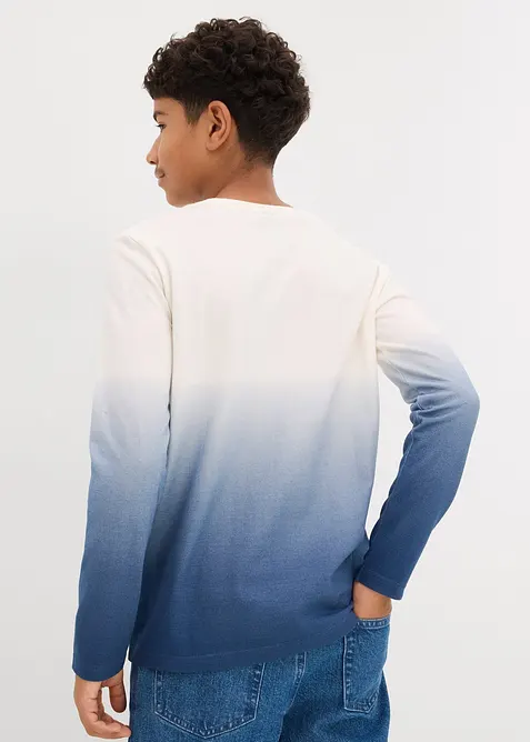 Triko s dlouhým rukávem, z čisté organické bavlny, bonprix