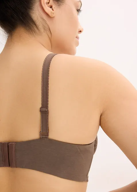 Podprsenka s kosticemi z dvoubarevné krajky, bonprix