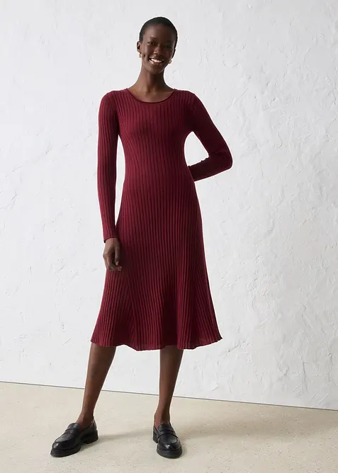 Pletené šaty z merino vlny, bonprix