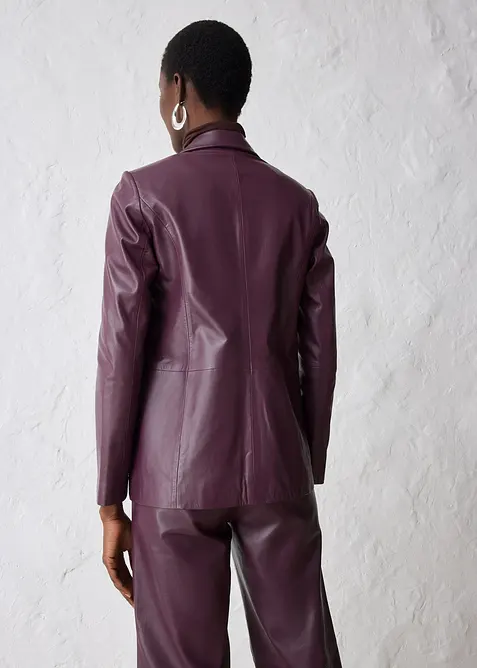 Blejzr z jehněčí kůže nappa, bonprix