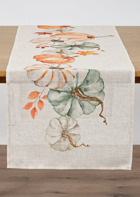 Běhoun na stůl s podílem lnu, bonprix