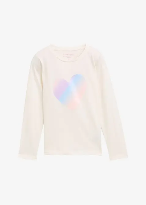 Tričko s dlouhým rukávem Tom Tailor, z čisté bavlny, Tom Tailor