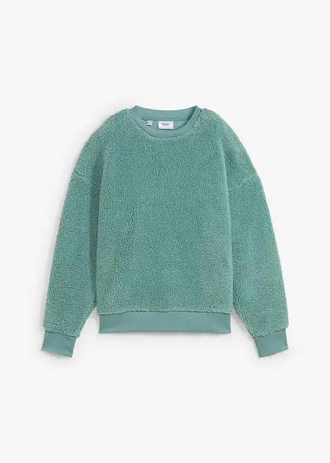 Mikina z medvídkového flísu, bonprix