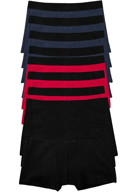 Přil&eacute;hav&eacute; boxerky s bavlnou (10 ks v balen&iacute;), bonprix