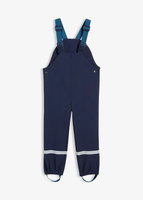 Voděodolné softshellové termo kalhoty s laclem do deště, bonprix