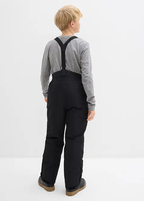 Nepromokavé funkční kalhoty se šlemi a reflexními detaily, bonprix