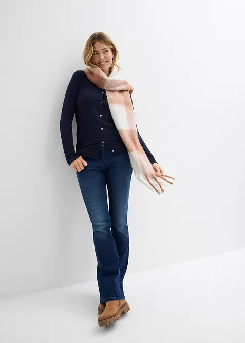 Přiléhavý kabátek z jemné pleteniny, bonprix