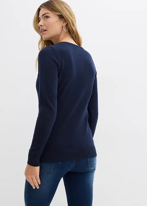 Přiléhavý kabátek z jemné pleteniny, bonprix