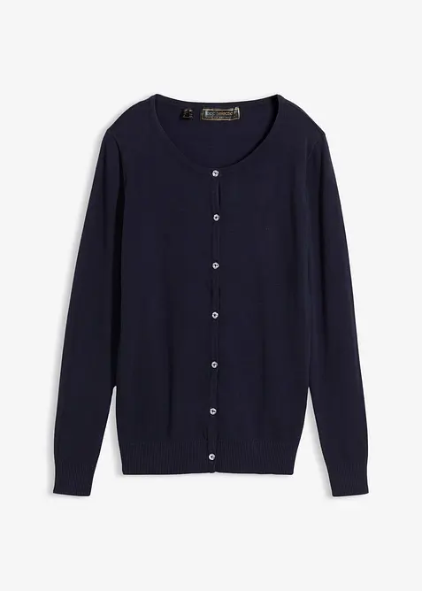 Přiléhavý kabátek z jemné pleteniny, bonprix