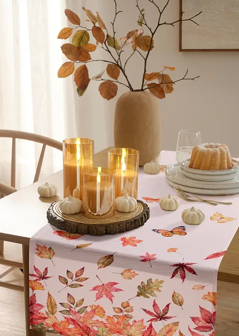 Běhoun na stůl s podzimním potiskem, bonprix