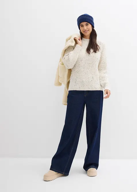 Svetr z hrubé pleteniny, bonprix