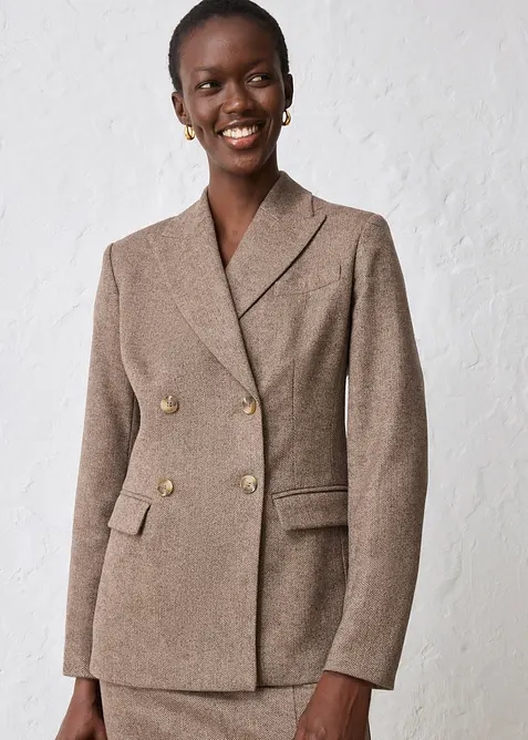 Blejzr z měkké vlněné směsi, bonprix