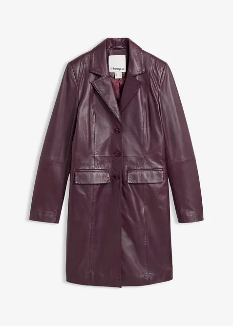 Blejzrový kabát z jehněčí kůže nappa, bonprix