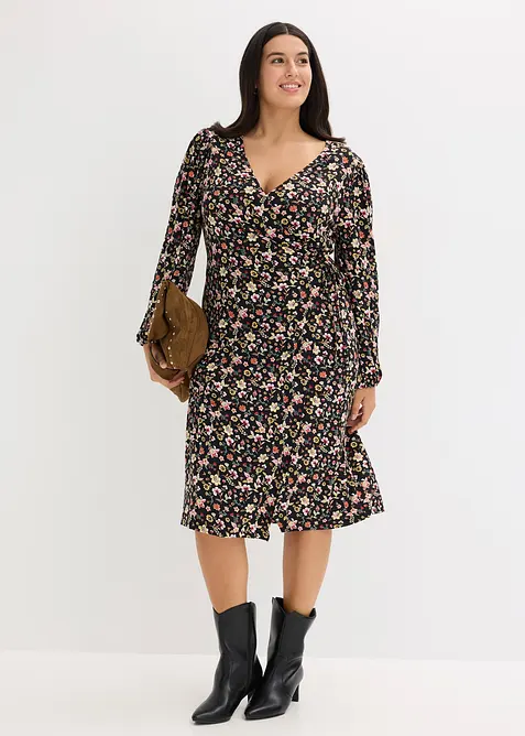 Žerzejové šaty z viskózové směsi, bonprix