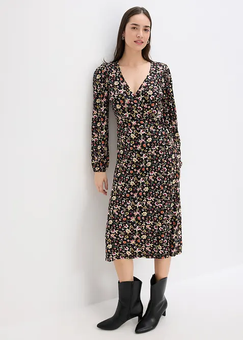 Žerzejové šaty z viskózové směsi, bonprix