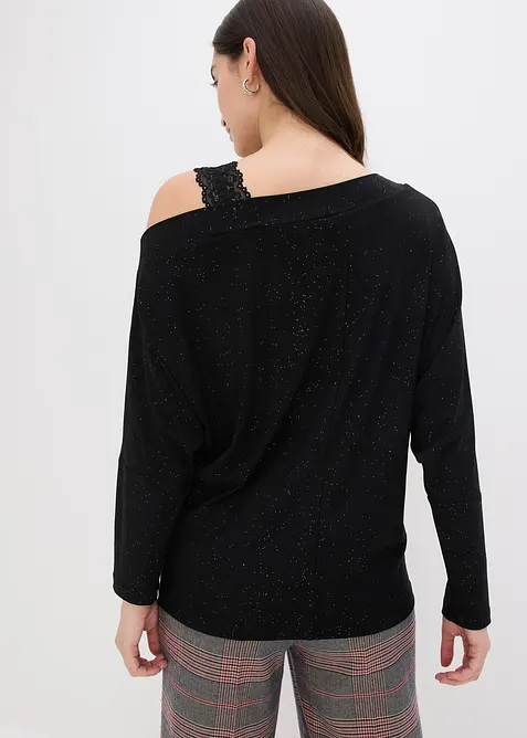 Triko s odhalen&yacute;m ramenem, bonprix