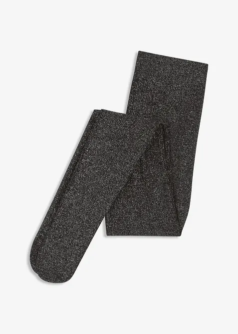 Flísové termo punčochové kalhoty z třpytivé příze, bonprix