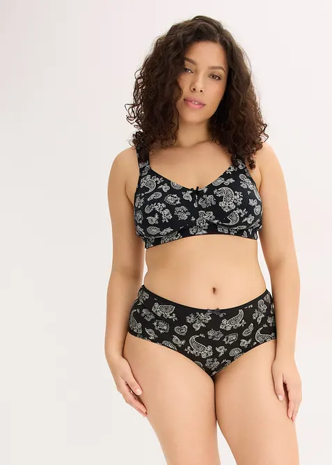 Bokové maxikalhotky s organickou bavlnou (4 ks v balení), bonprix