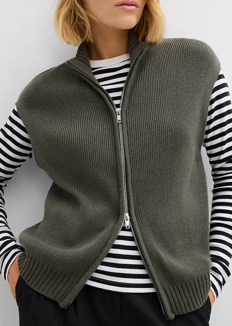 Pleten&aacute; vesta, bonprix