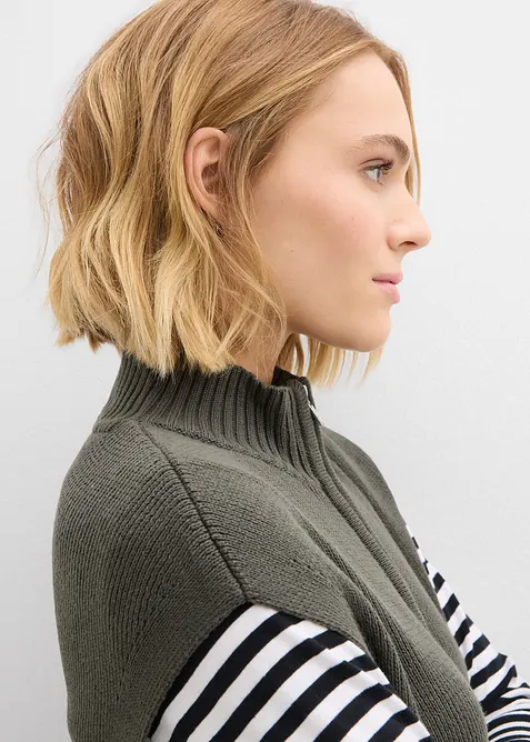 Pleten&aacute; vesta, bonprix