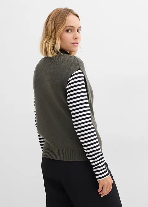 Pleten&aacute; vesta, bonprix