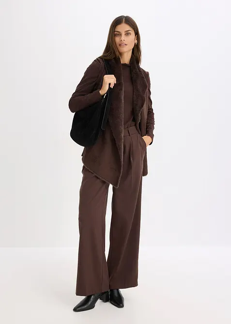 Vesta z uměl&eacute; kože&scaron;iny, bonprix