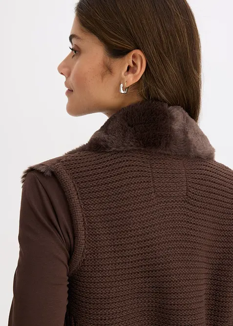 Vesta z uměl&eacute; kože&scaron;iny, bonprix