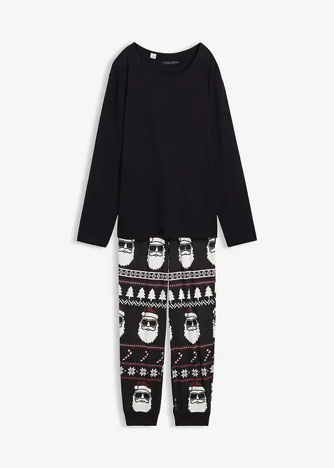 Pyžamo s dlouhým rukávem, z čisté bavlny, bonprix