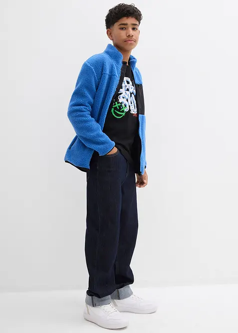 Triko s dlouhým rukávem, z čisté organické bavlny, bonprix