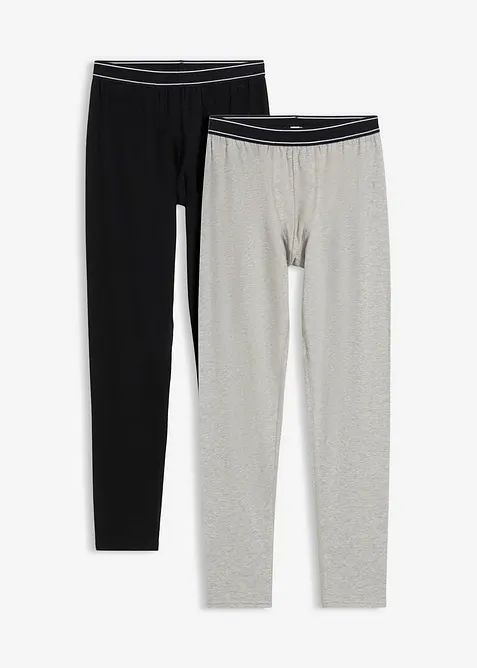 Dlouhé spodní kalhoty s měkkou organickou bavlnou (2 ks v balení), bonprix