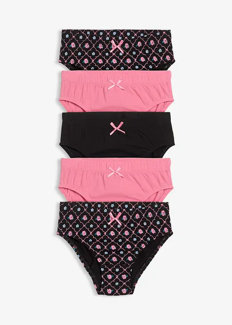 Kalhotky s měkkou organickou bavlnou (5 ks v balení), bonprix