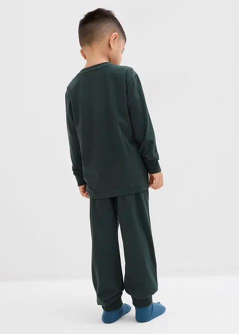 Pyžamo z měkké bavlny, s potiskem svítícím ve tmě (2dílná souprava), bonprix