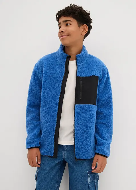 Bunda z medvídkového flísu, bonprix