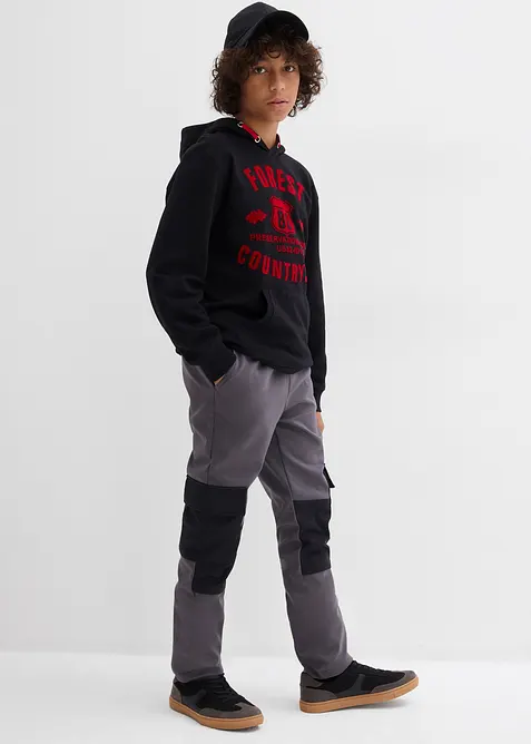 Softshellové cargo kalhoty, s nastavitelnou šířkou, bonprix